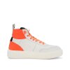 Sneaker High Olisa Weiss mit Orange 36