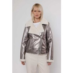 RINO&PELLE Biker Jacke Metallic