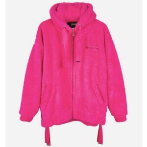 YIPPIE-HIPPIE Jacke Teddy Pink