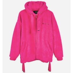 YIPPIE-HIPPIE Jacke Teddy Pink