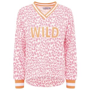 ZWILLINGSHERZ Sweatshirt Leo Rosa S/M