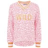 ZWILLINGSHERZ Sweatshirt Leo Rosa S/M