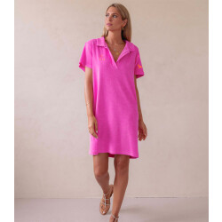 YIPPIE-HIPPIE Kleid Frottee Pink