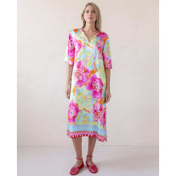 YIPPIE-HIPPIE Kleid Flower Pink