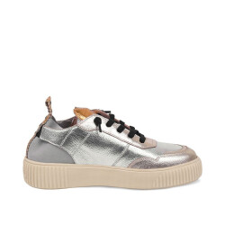 Sneaker Oakli Metallic Silber Platin